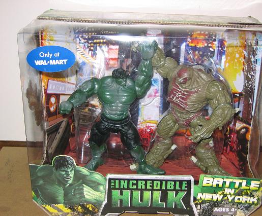 Walmart Exclusive Hulk Vs Abomination 2 Pack 2008