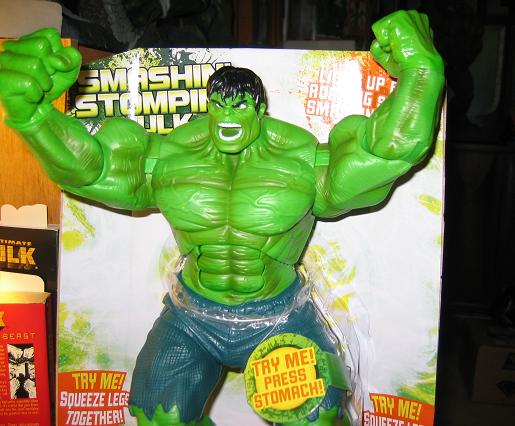 Hulk - trying to throw his arms around the world...