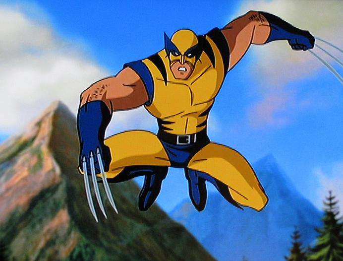 There's a quick flashback with Wolvie's first costume!