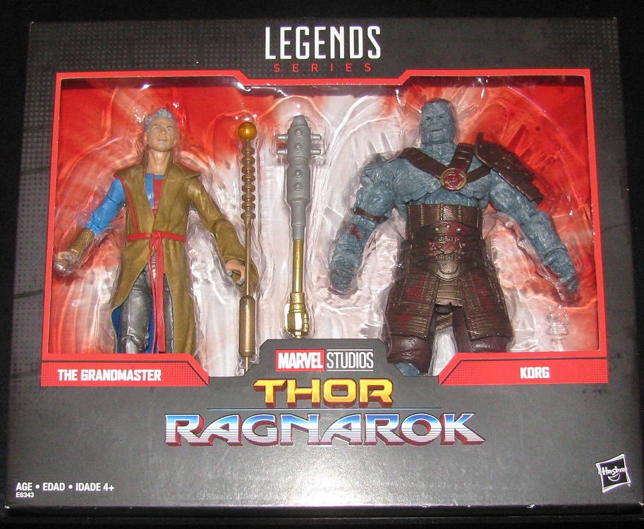 Marvel Legends Thor Ragnarok: The Grandmaster and Korg 2-Pack Set